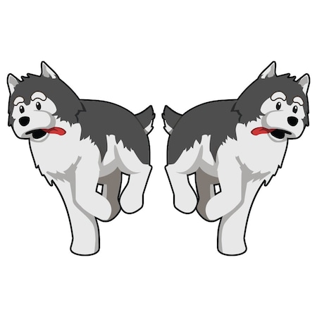 Signmission Alaskan Malamute Dog Decal, Dog Lover Decor Vinyl Sticker D-18-Alaskan Malamute